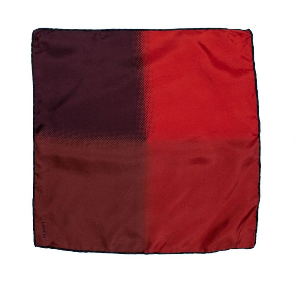 Lanvin, pocket square in red